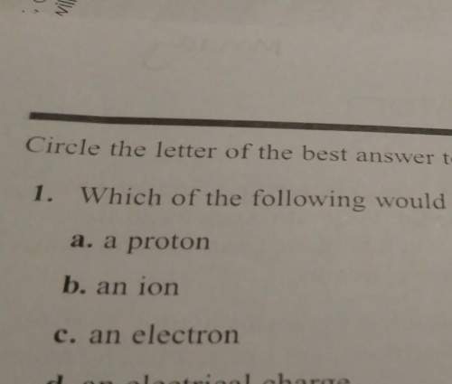 Which of the following would not be found in an atom?