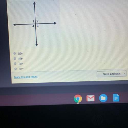 If the measure of angle 2 is (5x+14) and angle 3 is (7x-14), what is the measure of angle 1 in degre
