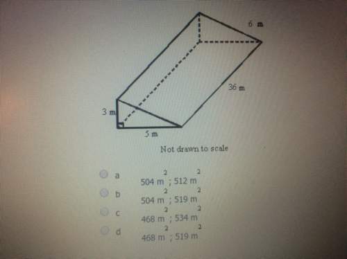 Use formulas to find the lateral area and surface area of the given prism. can someone show me how