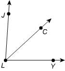 Ray lc is an angle bisector of ∠jly, m∠jlc = (6x + 1)°, and m∠jly = (10x + 16)°. what is m∠jlc