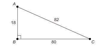 Triangle abc is a right triangle with lengths shown. what is the decimal value of sin c?