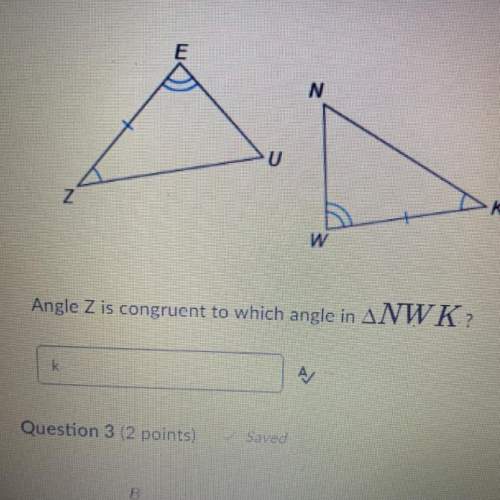 Angle z is congruent to which angle in nwk