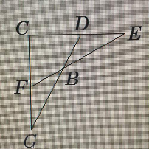 30. what common angle do cdg and fce share?