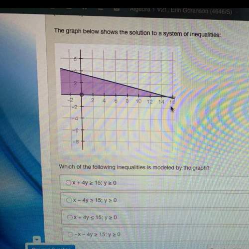 ** will give 15 points for this one question + brainliest **  the graph below shows the