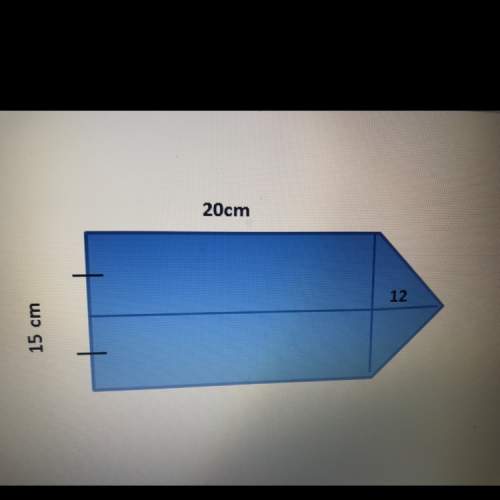 What is the area of the figure?  a. 305 cm^2 b. 315cm^2 c. 390cm^2 d.