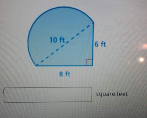 The figure is made up of a semicircle and a triangle. find the area of the figure. use pi equals 3.1