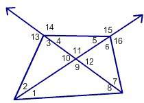 Use the exterior angle theorem to determine which of the following angle measures is not less than 1