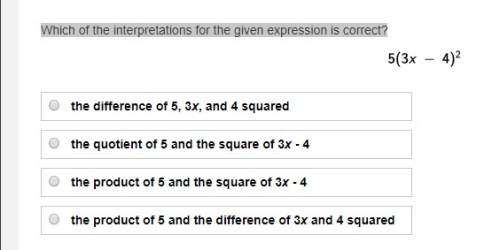 Which of the interpretations for the given expression is correct?