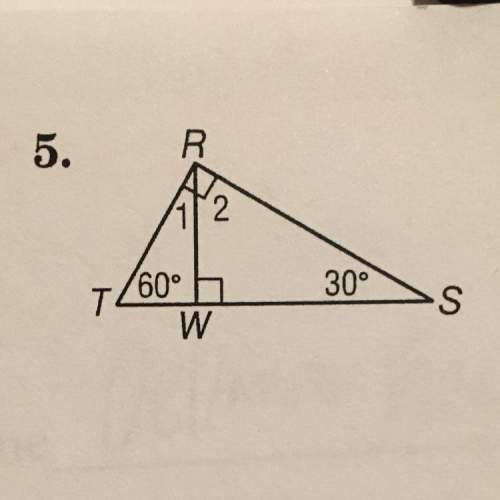 Find the measure of each numbered angle.