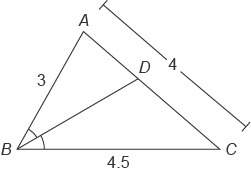 In the figure, bd bisects ∠abc . what is the length of dc ?  ent
