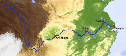The map below identifies which of the following rivers?  the huang he river