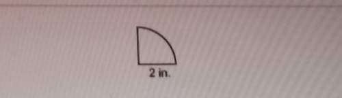 This figure is 1/4 of a circle what is the best approximation for the perimeter of the figure use 31