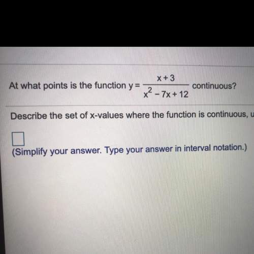At what point is the function y=(x+3)/(x^(2)-7x+12) continuous