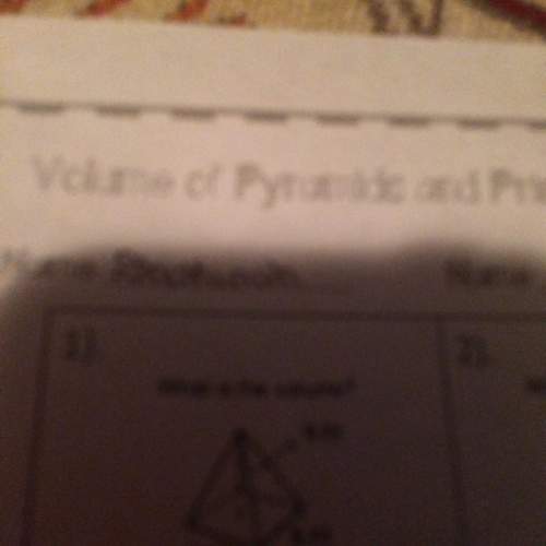 What is the volume of the triangles prisms