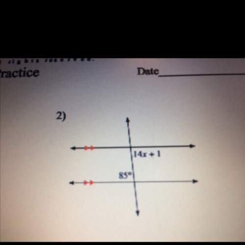 Solve for x  what kind of angle  and substitute it back in