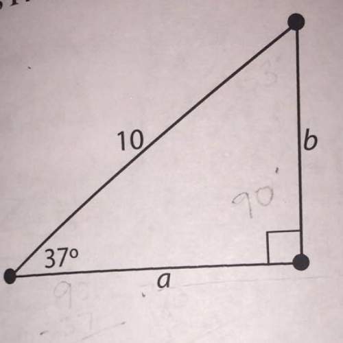 How do i find the lengths of a and b?