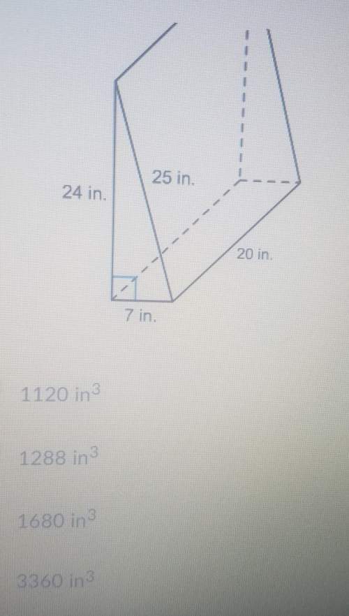 what is the volume of the right prism?
