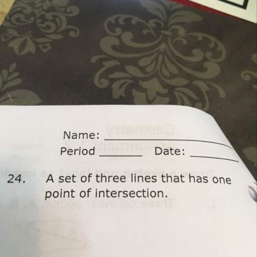 Aset of three lines that has one point of intersection