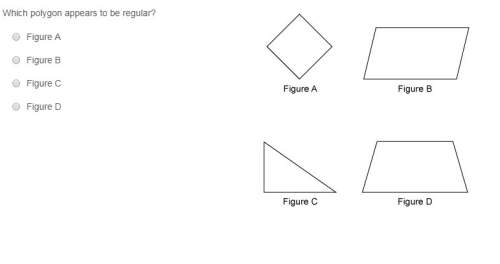 Which polygon appears to be regular?  figure a figure b fi