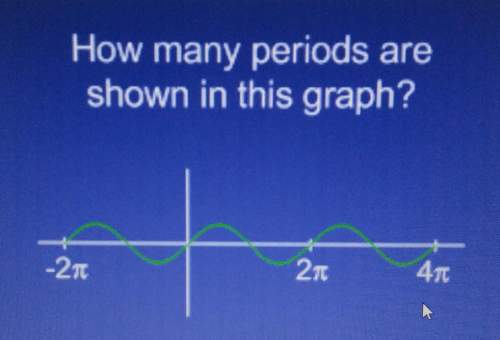 How many periods are shown in this graph? 50 points + brainliest to right answer