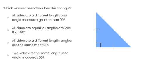 Can you tell me how to best describe this triangle?