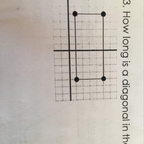 How long is a diagonal in the figure