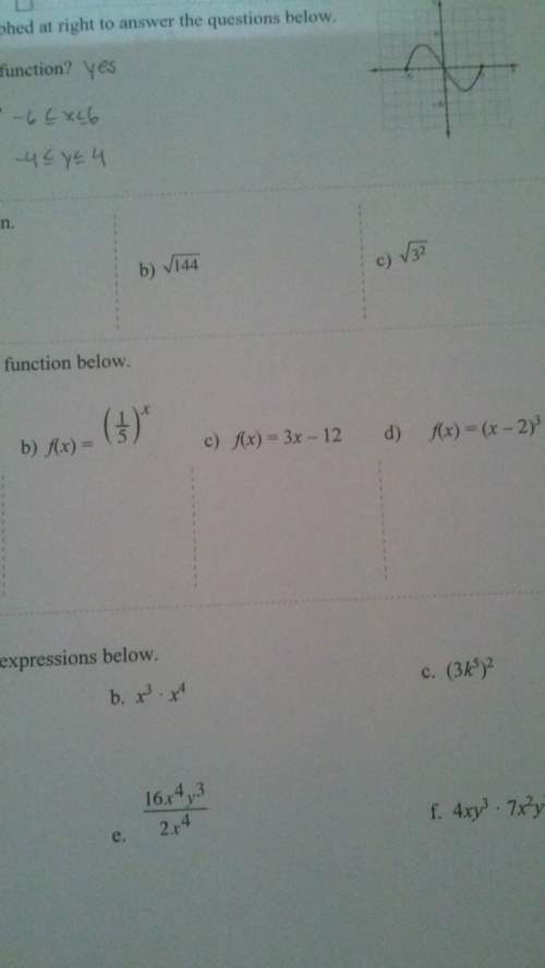 Calculate f(4) for each function below