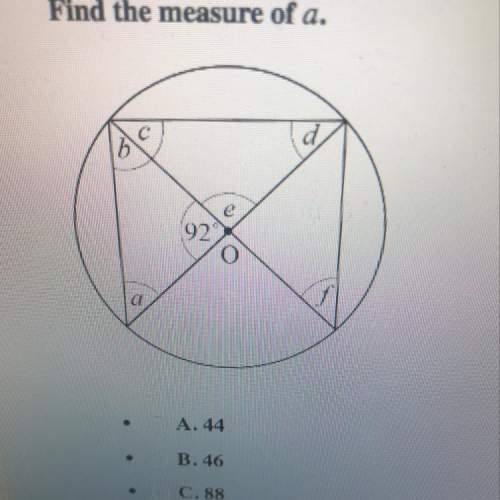 Find the measure of a in the picture