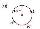 Find arc length ab. give your answer in terms of latex- and round to the nearest hundreth (2 decimal