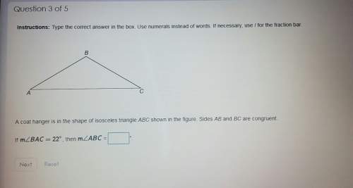 Acoat hanger is in the shape of isosceles triangle abc shown in the figure. sides ab and bc are cong