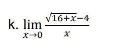 How do you determine the limit algebraically?