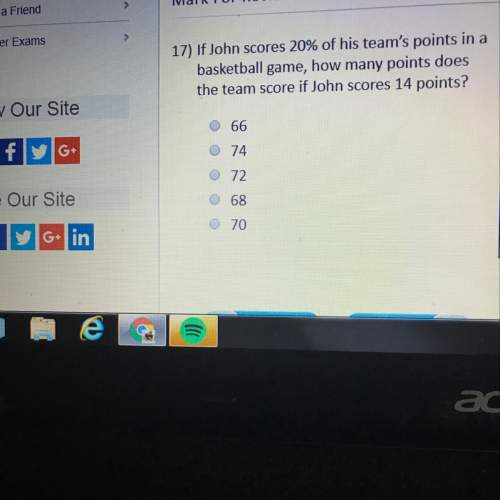 If john scores 20% of his team’s points in basketball, how many points does the team score if john s
