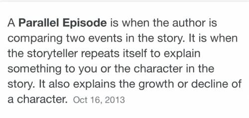 What is a subplot and what is a parallel episode?