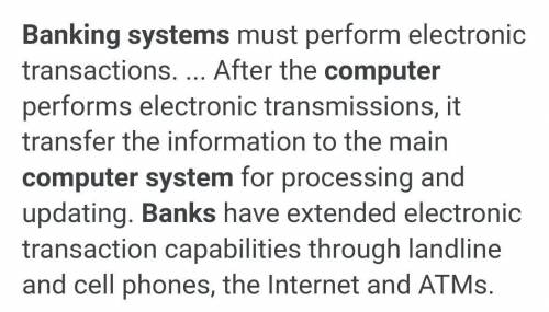 What is computer systemexplain the role of bank in computer​