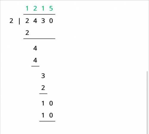 2430÷2 using the long division please please please please please please please please please please