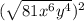 (\sqrt{81x^6y^4})^2