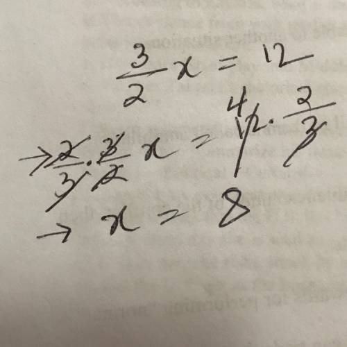 3/2^x=12 solve for x two step equations