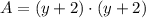 A = (y+2)\cdot (y+2)