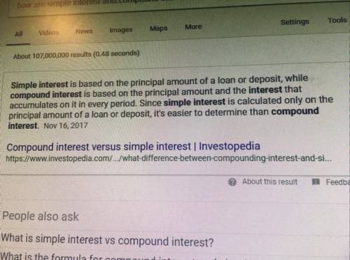 How are simple interest and compound interest different?
