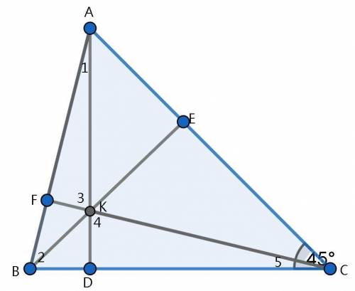 PLEASE HELP I WILL MARK BRAINLIEST IF YOURE RIGHT.

The heights of a triangle ABC meet at a point K.