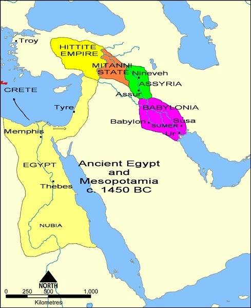 What kind of region is the fertile crescent?