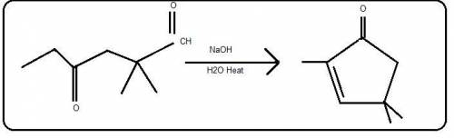 Draw the structure of the product formed when the given compound is heated in aqueous base. The form