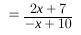 What is the sum of the rational expression 2x+7/x+5+x-3,x+5