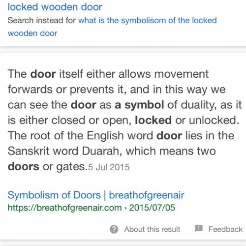 What is the symbolism of the wooden prison door
