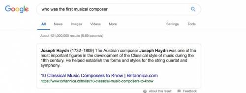 Who was the first musical composer?