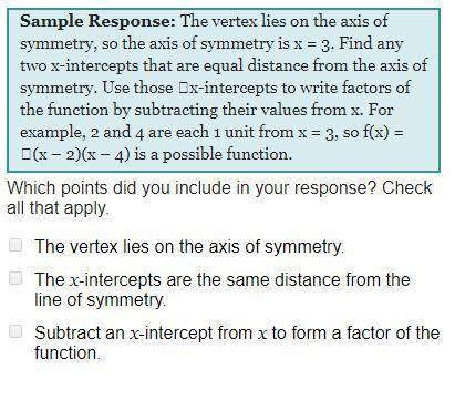 Explain how you could write a quadratic function in factored form that would have a vertex with an x