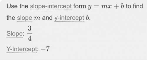 What is the slope-intercept form for each equation in this system?  compare the slopes and y-interce