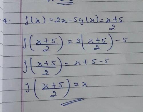 F(x) = -3x – 2
g(x) = 2x + 5
Find (f*g)(5)
