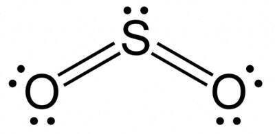 Structuric formula of SO2​