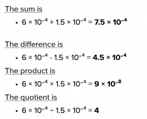 FIFTY POINTS AND ILL GIVE BRAINLIEST TO THE RIGHT ANSWER!

Find the sum, difference, product, and qu